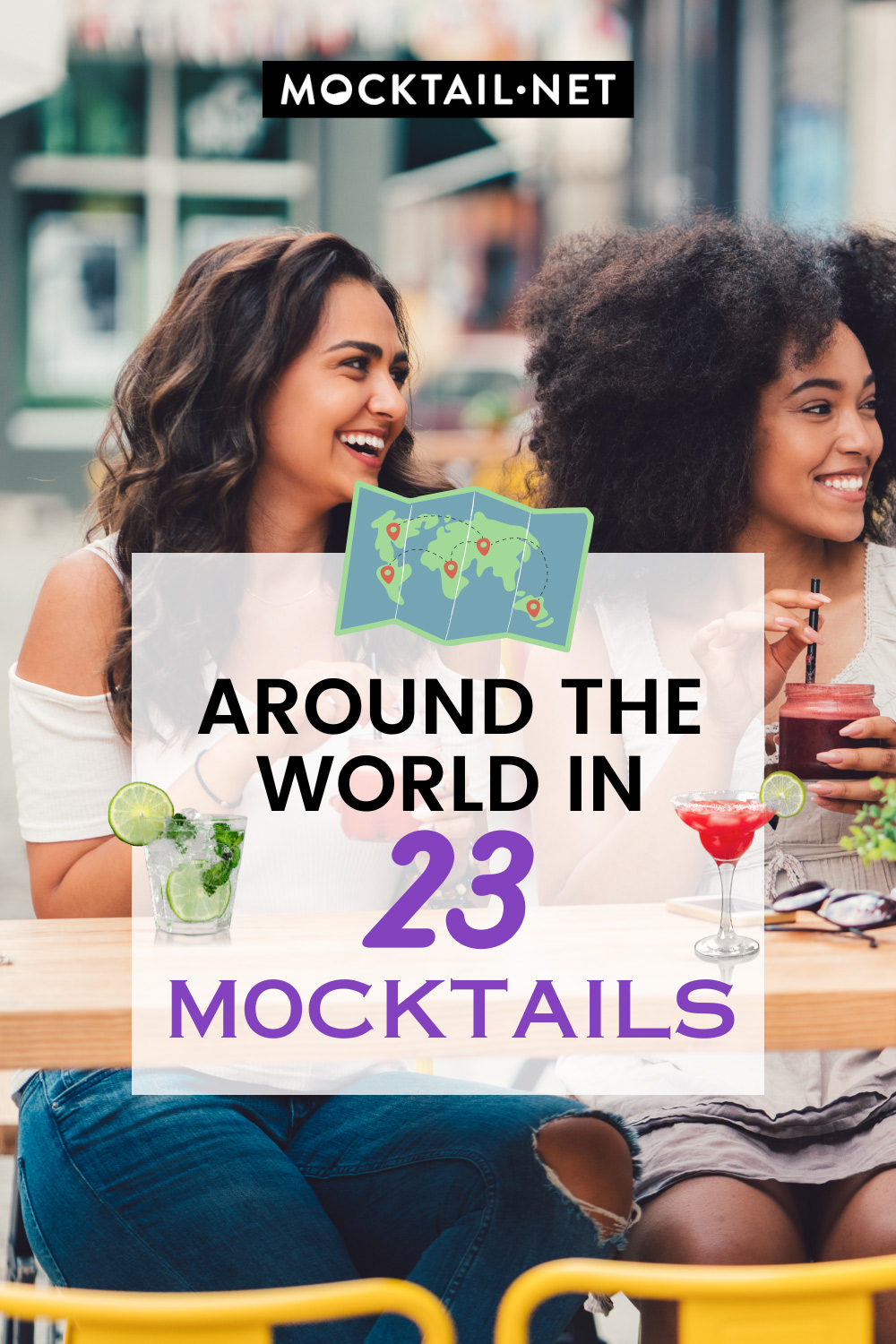 Around The World in 23 Mocktails & best Non-alcoholic Drinks